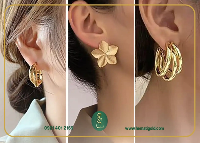 نکات نگهداری از گوشواره طلا زنانه