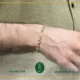 قیمت دستبند طلا مردانه
