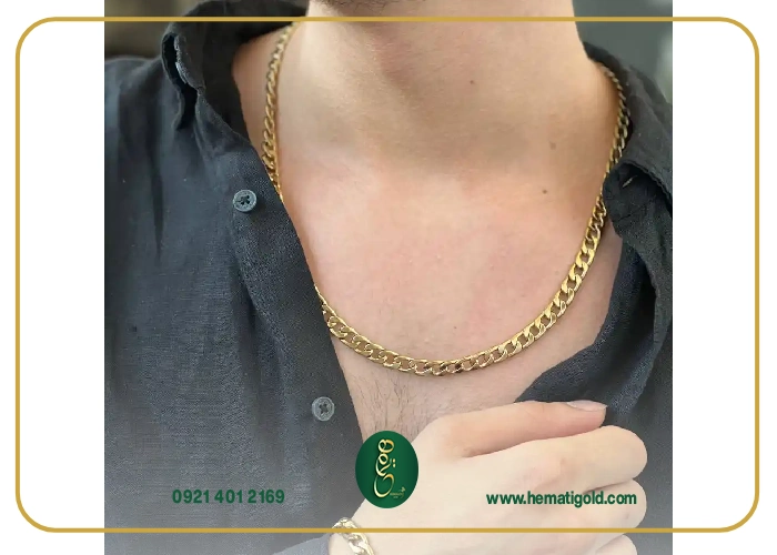 انواع گردنبند طلا مردانه