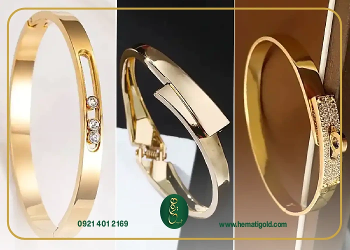 خرید اینترنتی دستبند طلا زنانه