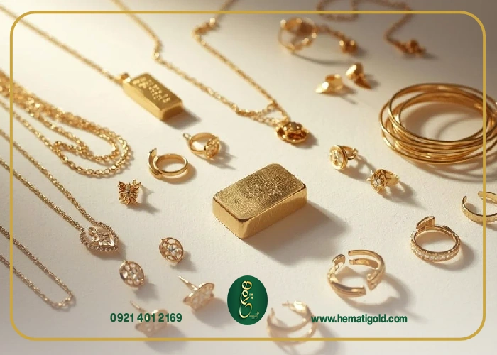 انواع عیار طلا